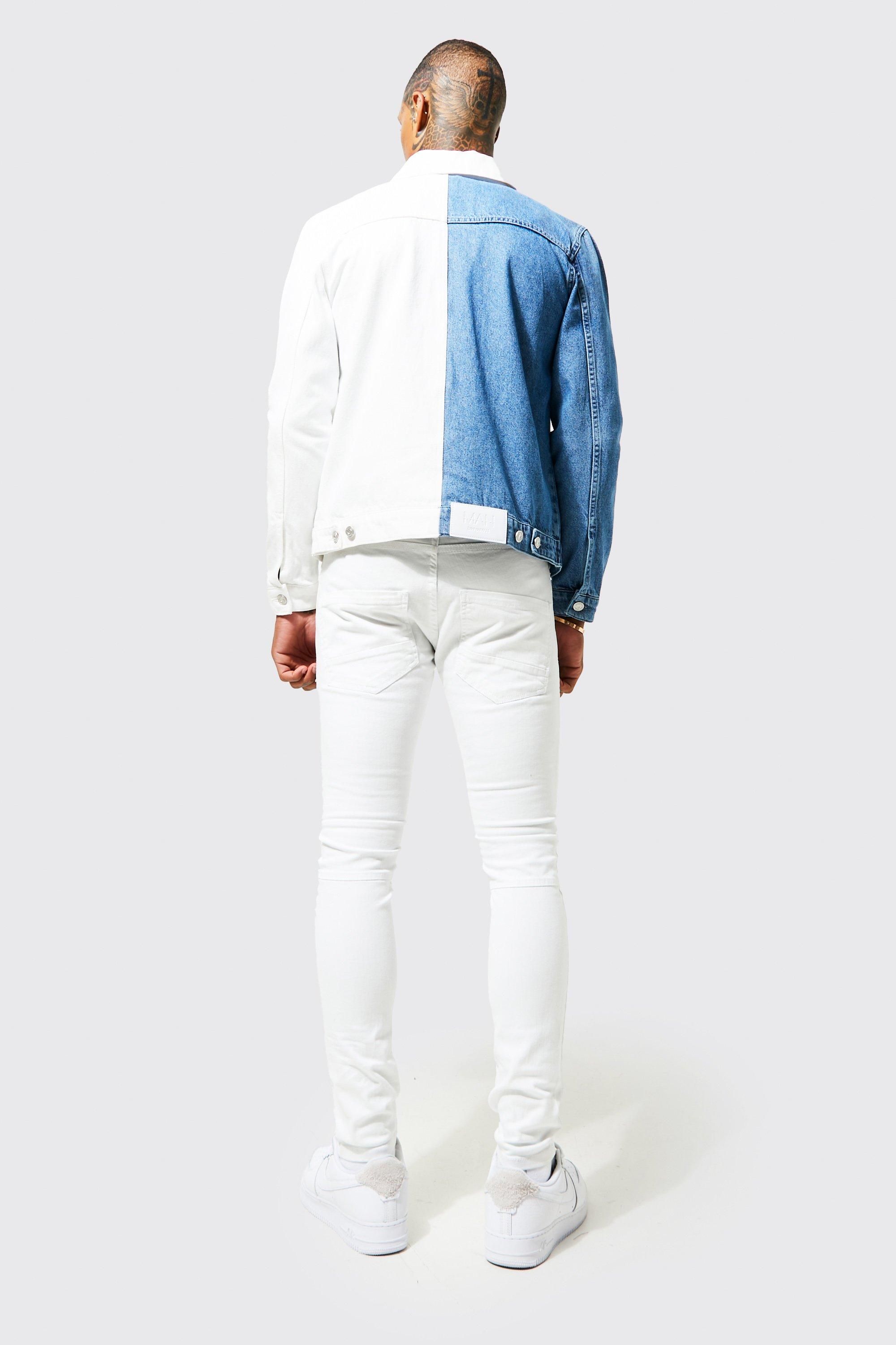 Calvin klein paint online splatter denim jacket